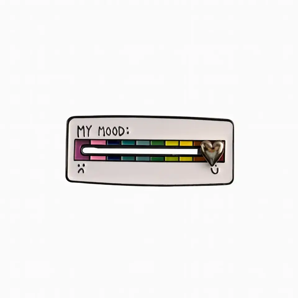 Pin de Estado de Ánimo – Expresa tu mood del día 💛💜💚 1