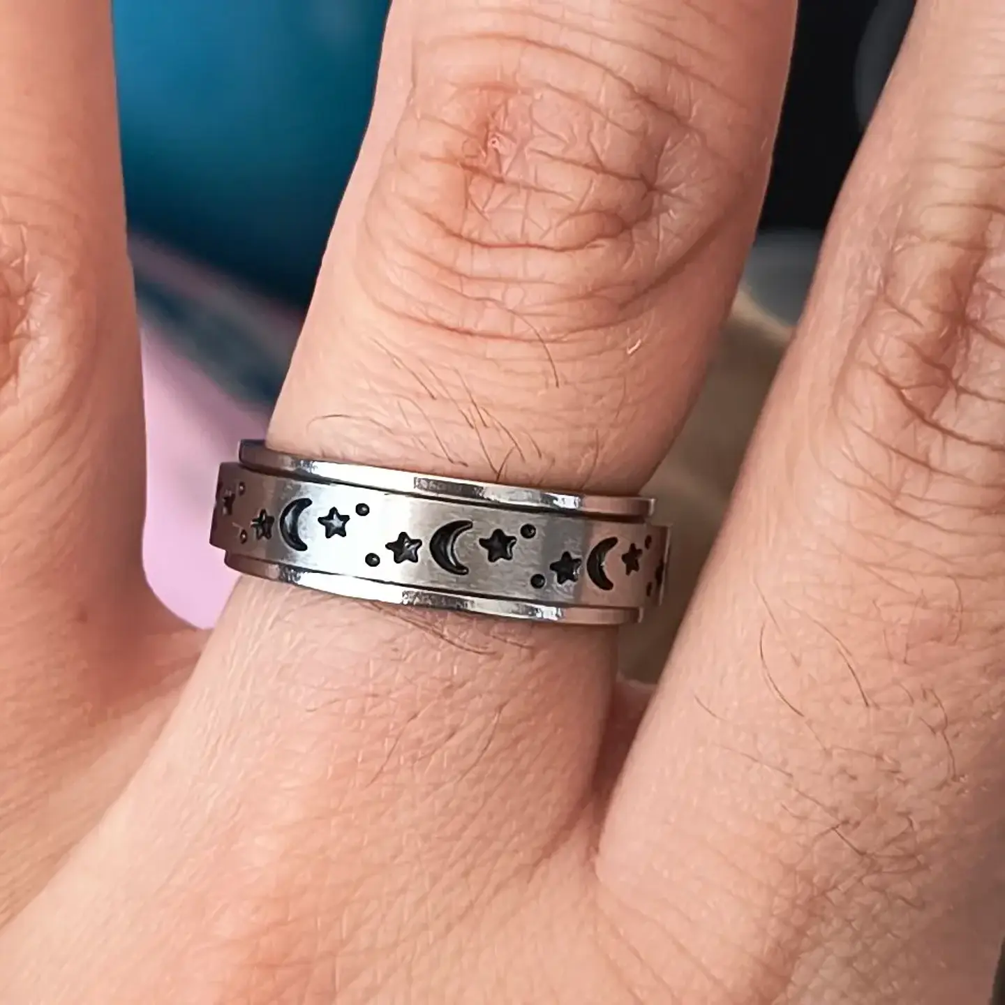 Anillos Fidget de Acero Inoxidable – Calma Discreta con Estilo 🌬️💍 3