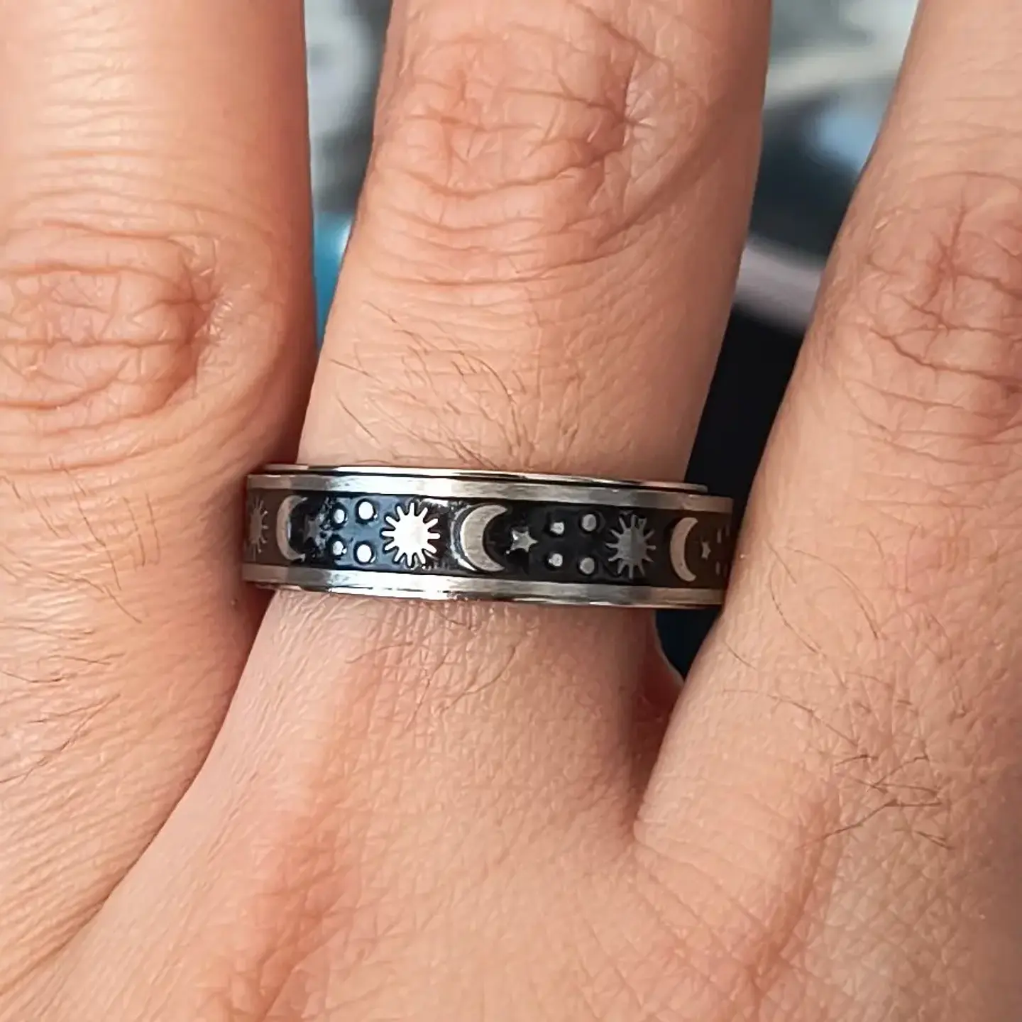 Anillos Fidget de Acero Inoxidable – Calma Discreta con Estilo 🌬️💍 4