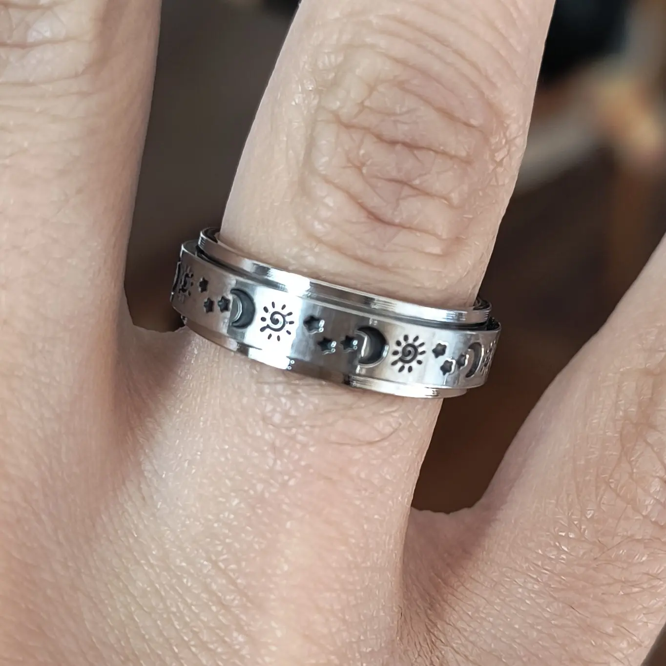 Anillos Fidget de Acero Inoxidable – Calma Discreta con Estilo 🌬️💍 9