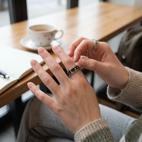 Anillos Fidget de Acero Inoxidable – Calma Discreta con Estilo 🌬️💍
