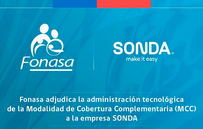 Fonasa adjudica a Sonda la gestión externa de su nueva modalidad de seguro complementario.