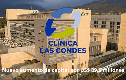 Nuevo aumento de capital por US$ 89,6 millones pone a Clínica Las Condes bajo la lupa del mercado