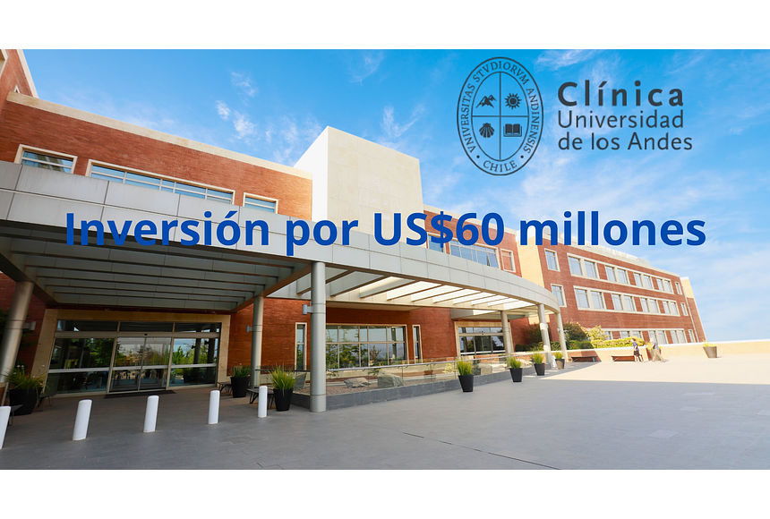Inversión por US$60 millones: Clínica Universidad de los Andes inicia su mayor proyecto de expansión para enfrentar la creciente demanda en salud.
