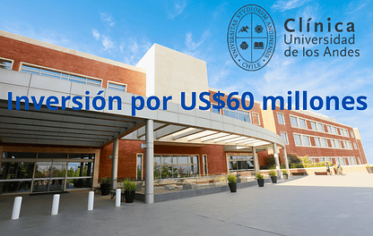 Inversión por US$60 millones: Clínica Universidad de los Andes inicia su mayor proyecto de expansión para enfrentar la creciente demanda en salud.