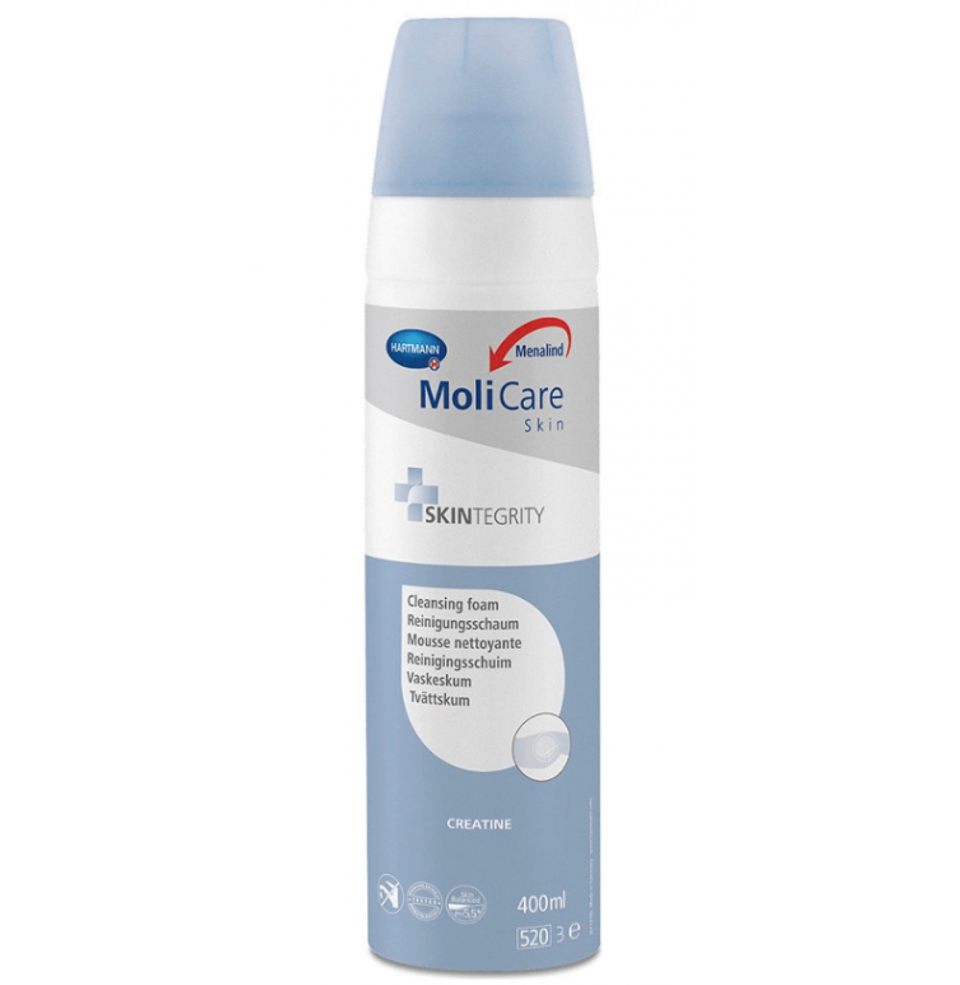 Molicare Skin, Espuma de limpieza para la piel, 400ml- 1 unidad 1