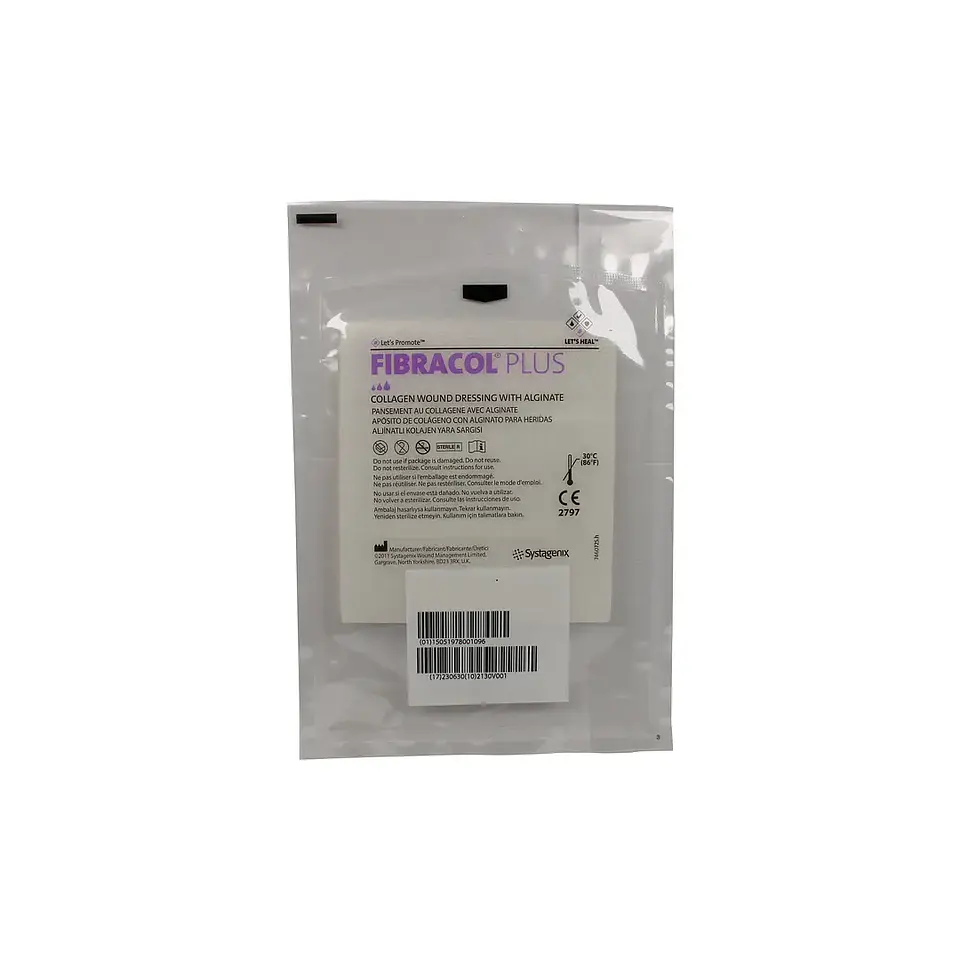 Fibracol Plus 5,1x5,1cm -Apósito de Colágeno + Alginato - unidad 1