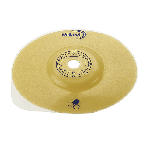 Placa Convexa Aurum 2 Miel 13 - 48MM - Ostomía