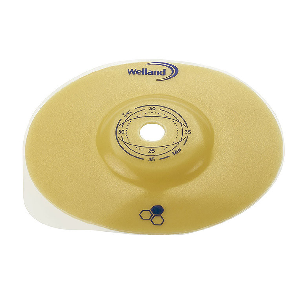 Placa Convexa Aurum 2 Miel 13 - 48MM - Ostomía 1