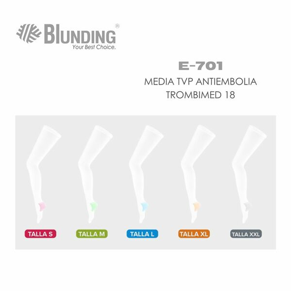 MEDIA DE COMPRESIÓN TVP ANTIEMBOLIA TROMBIMED 18 2