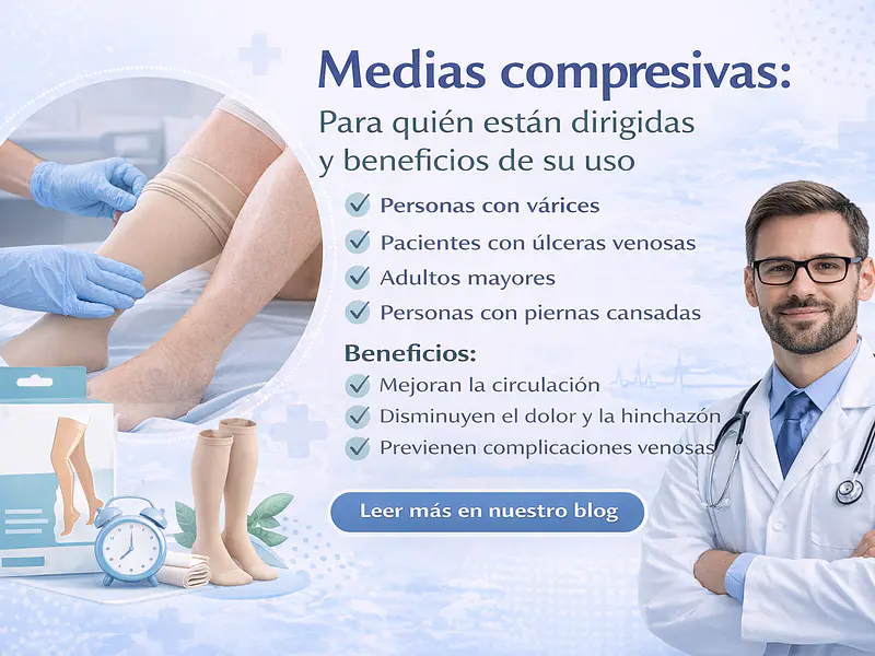 🩺 Medias compresivas: cuidado real para tus piernas y tu salud venosa