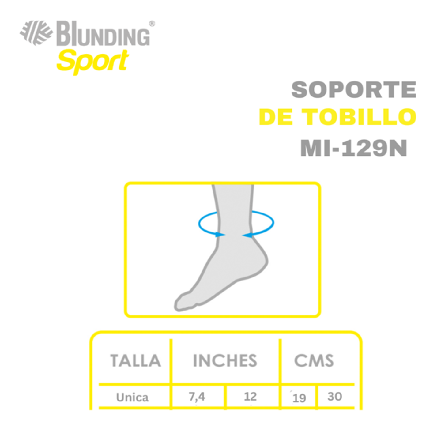 SOPORTE DE TOBILLO SPORT UNIVERSAL 3