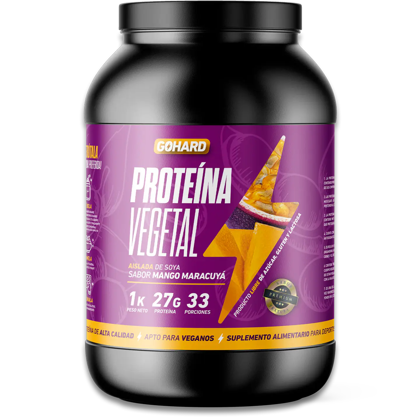 Proteína Vegetal Gohard 33 Servicios 12