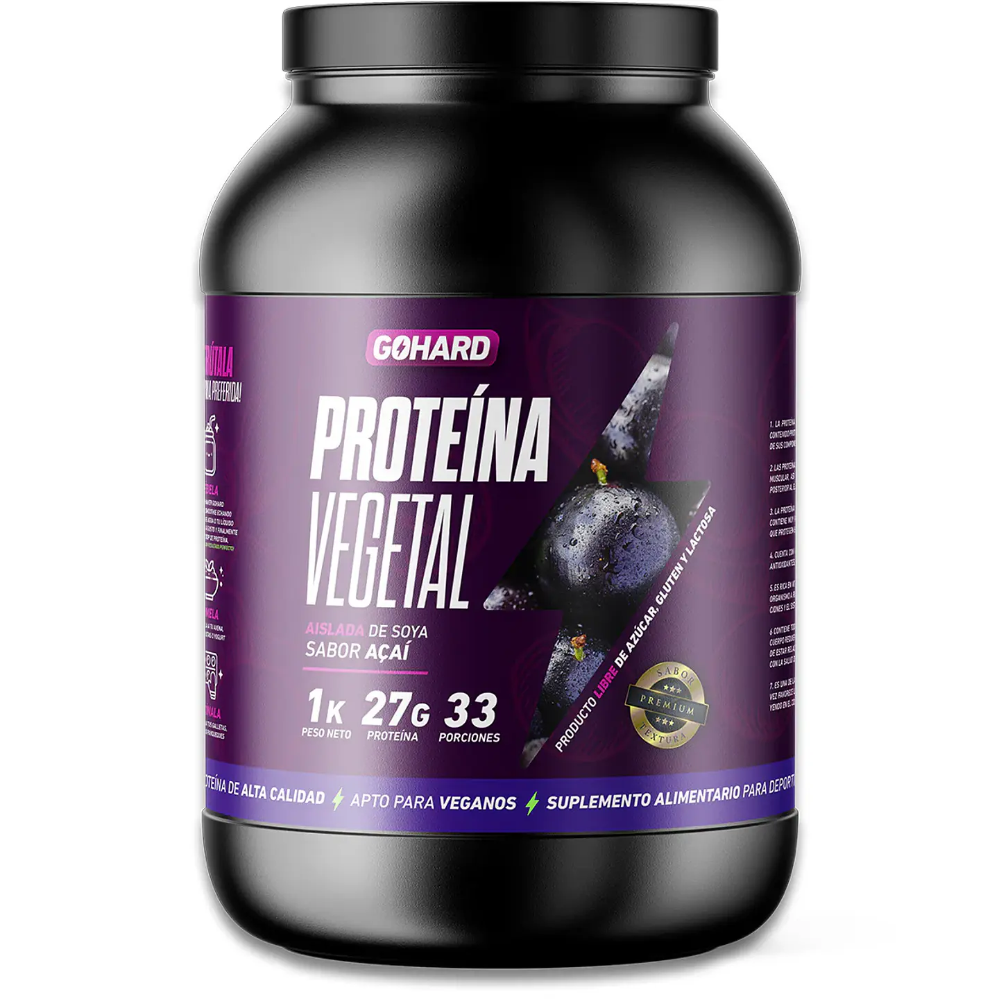 Proteína Vegetal Gohard 33 Servicios 14