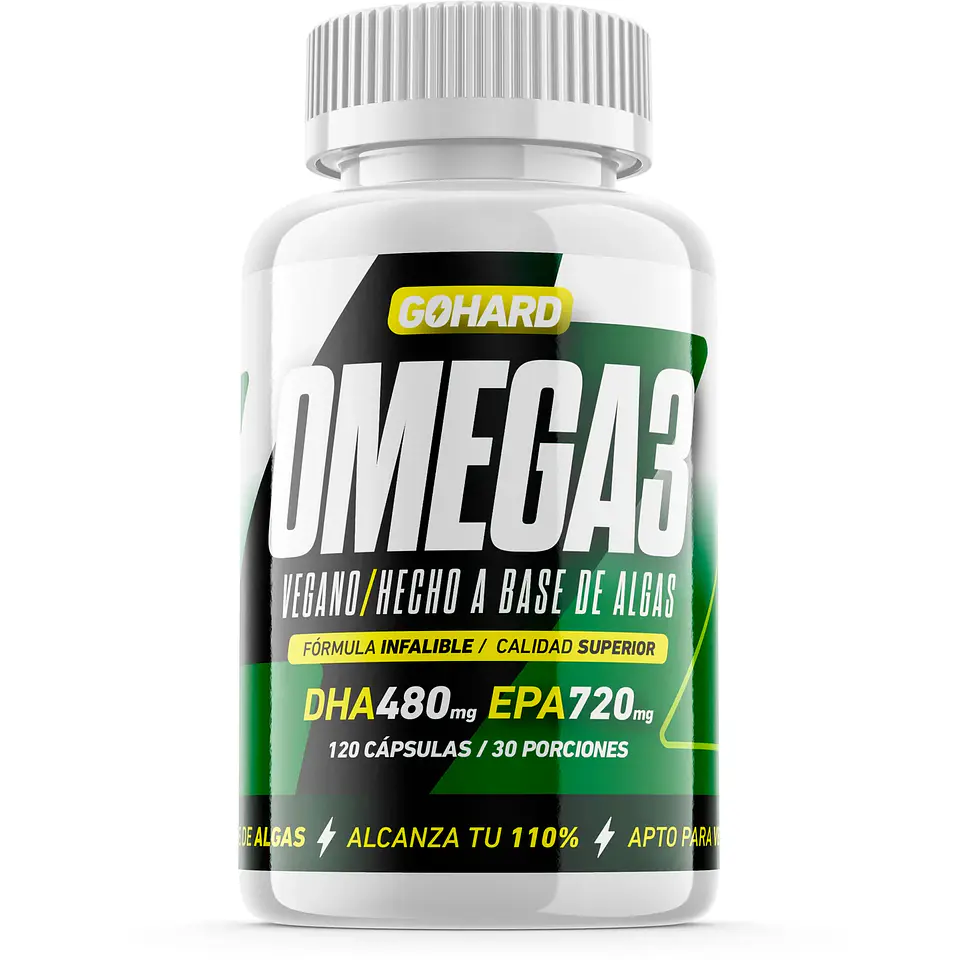 OMEGA 3 GOHARD EPA 720 DHA 480 (Vegano hecho a base de micro algas) 1
