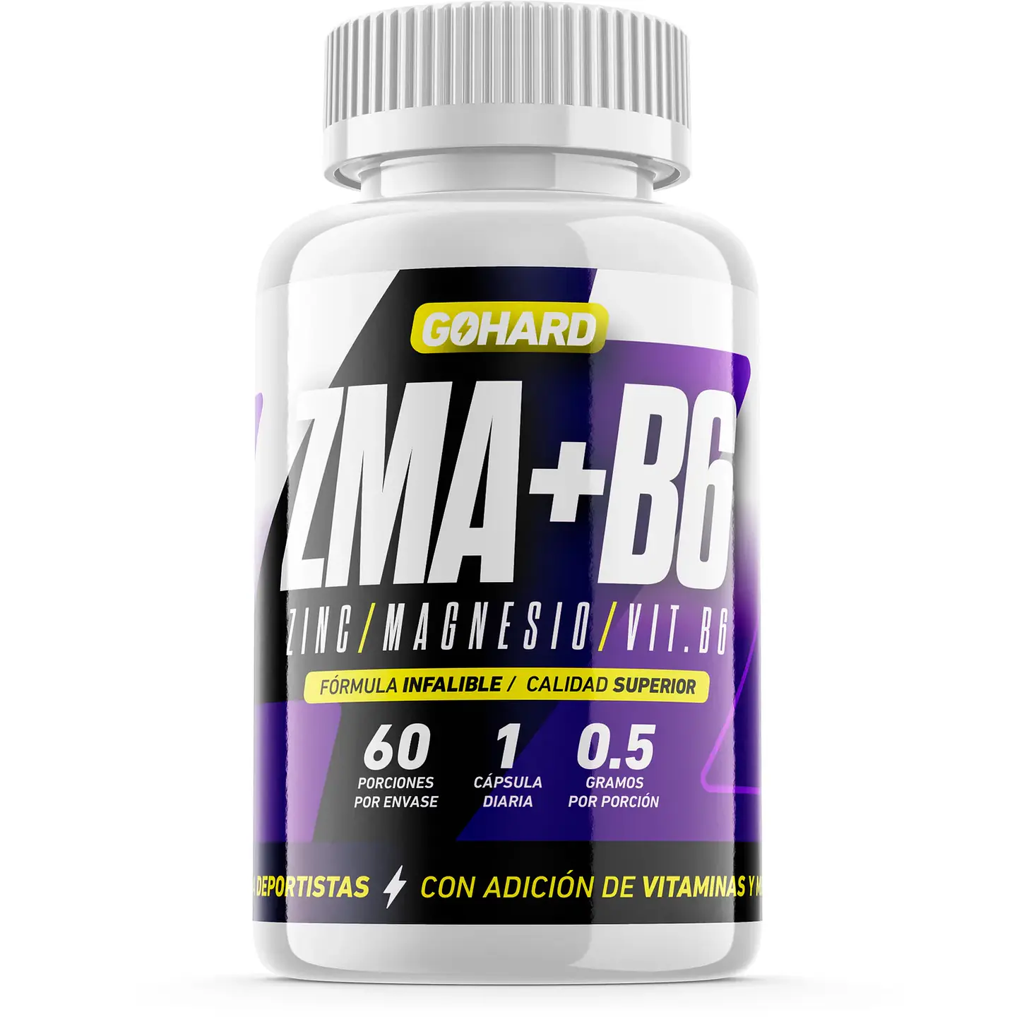 ZMA (Zinc, Magnesio, Vitamina B6) GOHARD 1