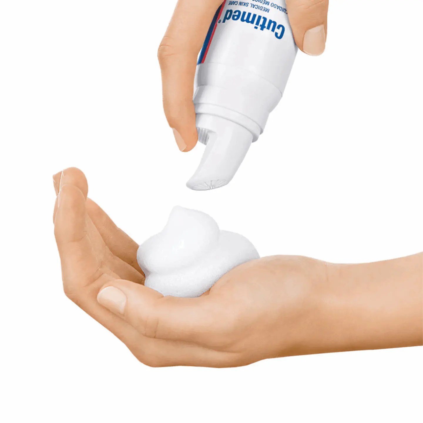 Cutimed Acute 10% Urea 125ml- Espuma de crema hidratante de urea al 10% .-Unidad 2