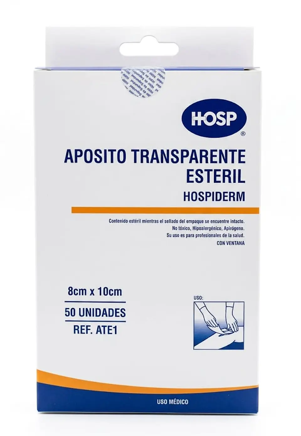 Apósito adhesivo transparente UNIDAD 2