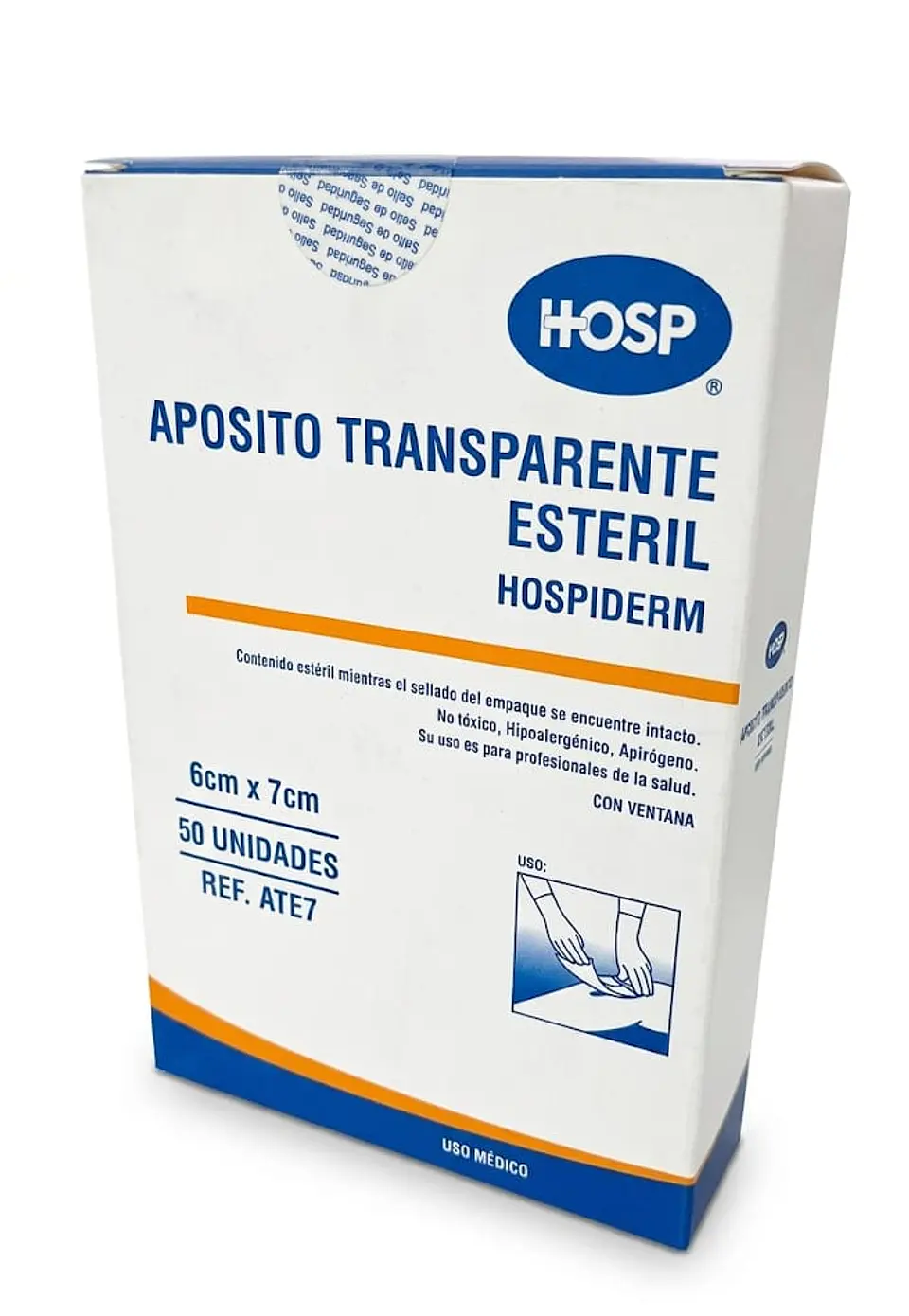 Apósito adhesivo transparente UNIDAD 3