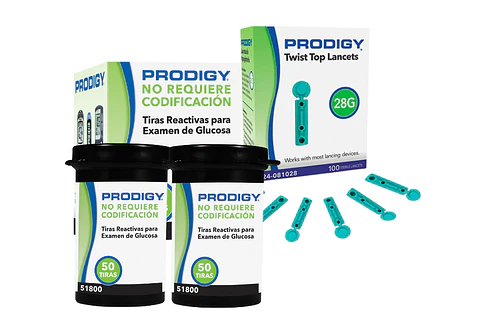 Pack Tiras Reactivas para Glucosa + 100 Lancetas
