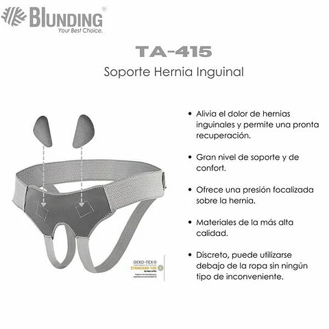 SOPORTE PARA HERNIA INGUINAL