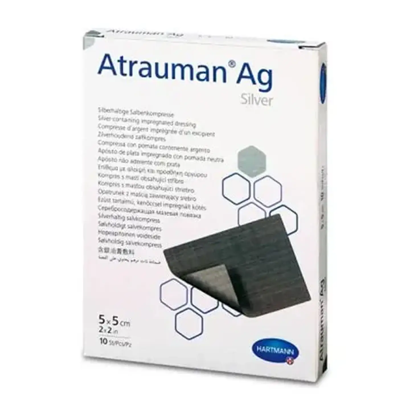 Tull Plata 5x5cm -Atrauman® Ag - Unidad - vencimiento 09-2026 1