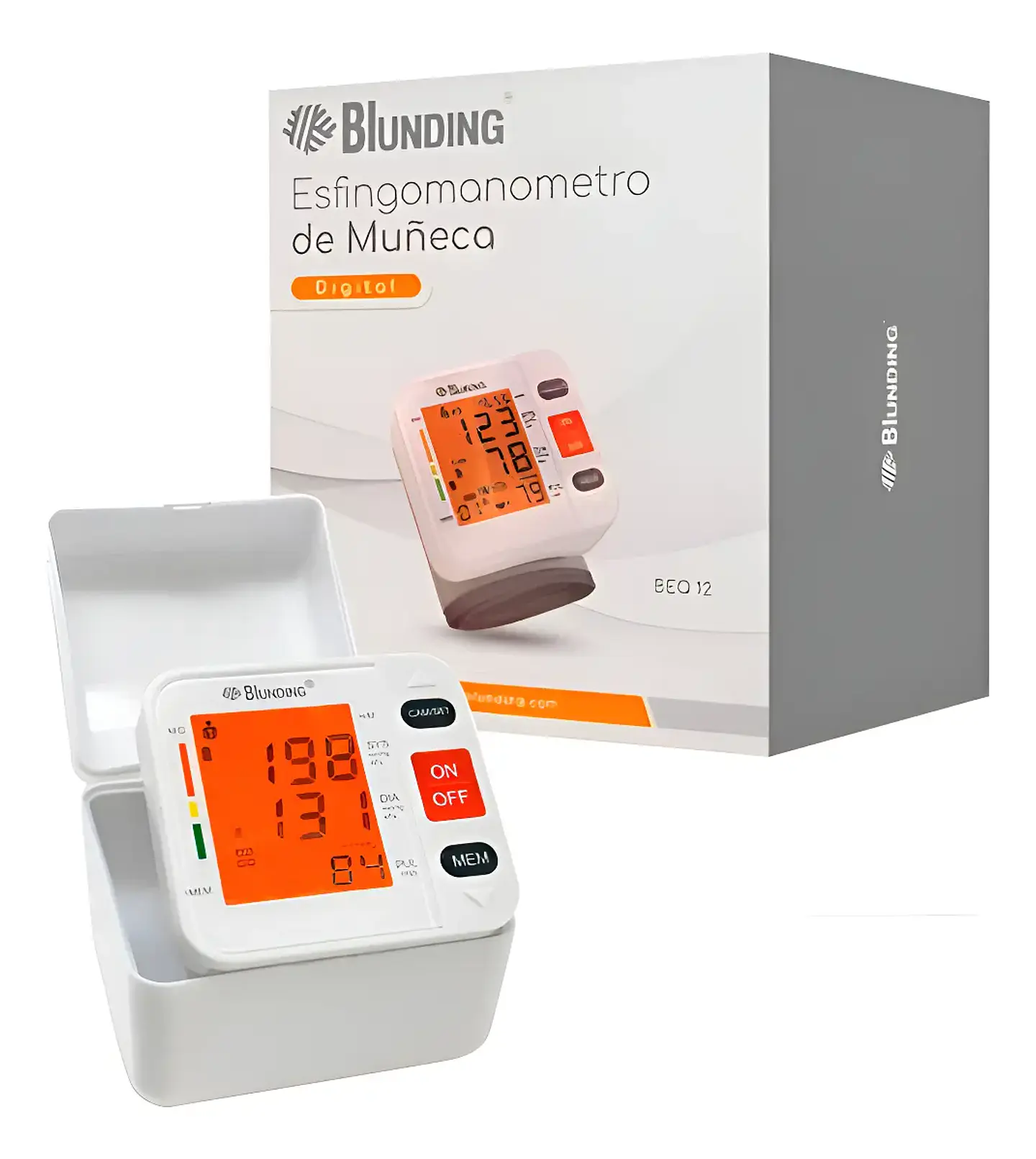Tensiómetro Digital Muñeca Blunding BEQ 12 Medidor de Presión Arterial USB 1