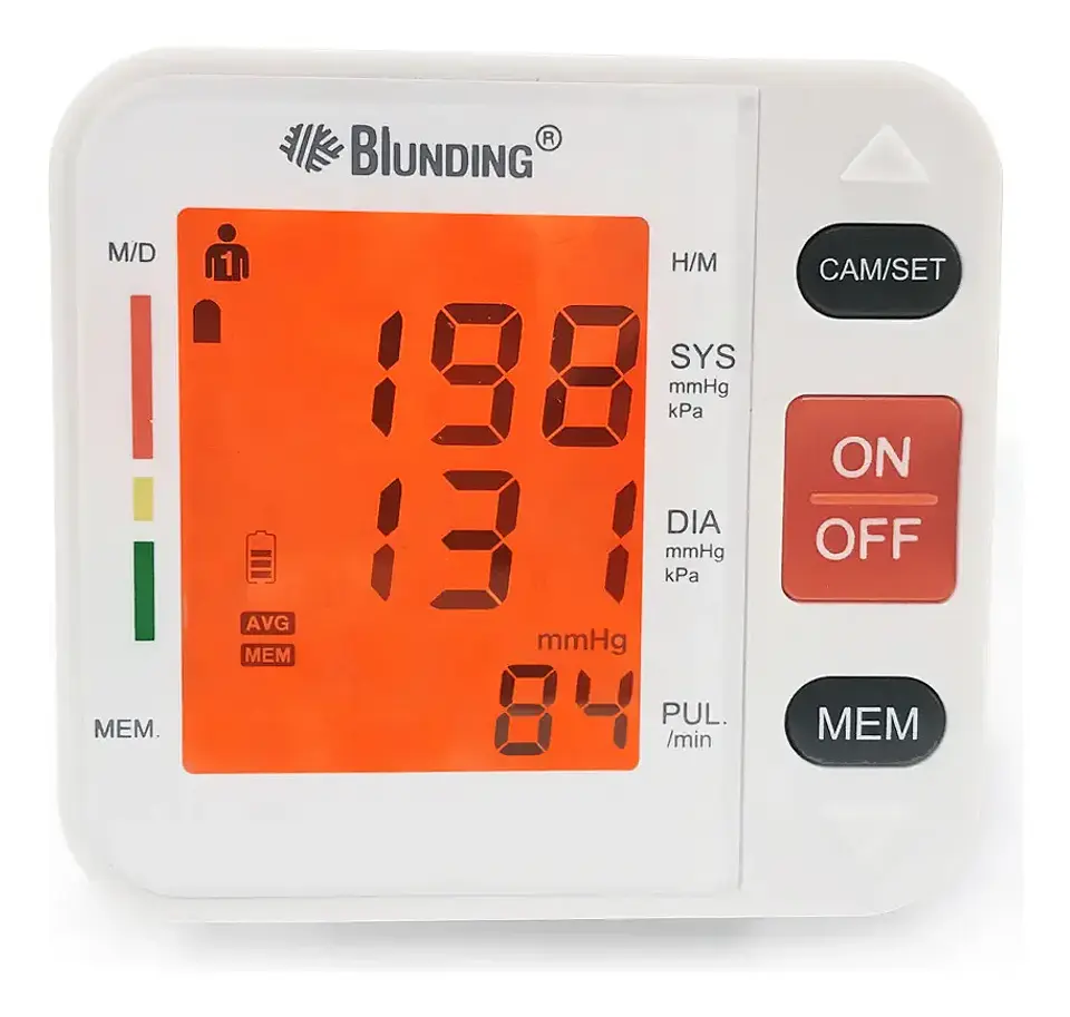 Tensiómetro Digital Muñeca Blunding BEQ 12 Medidor de Presión Arterial USB 3