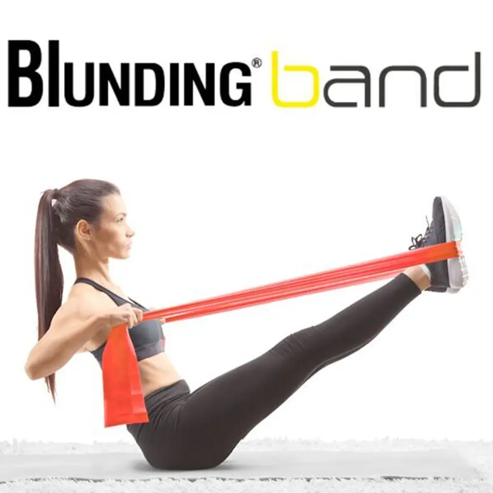 Banda Elástica Blunding Light Roja 1.5m Resistencia Kinesiológica 3