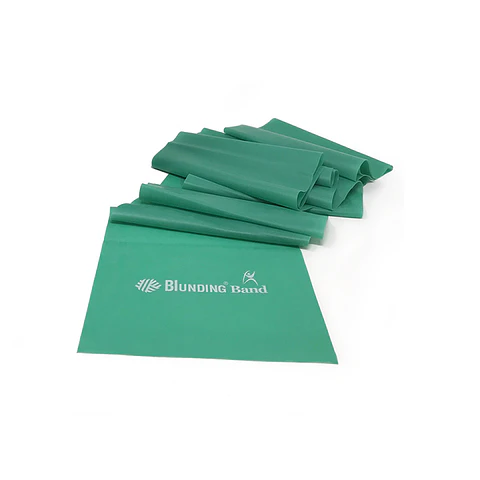 Banda Elástica Blunding Medium Verde 1.5m Resistencia Kinesiológica
