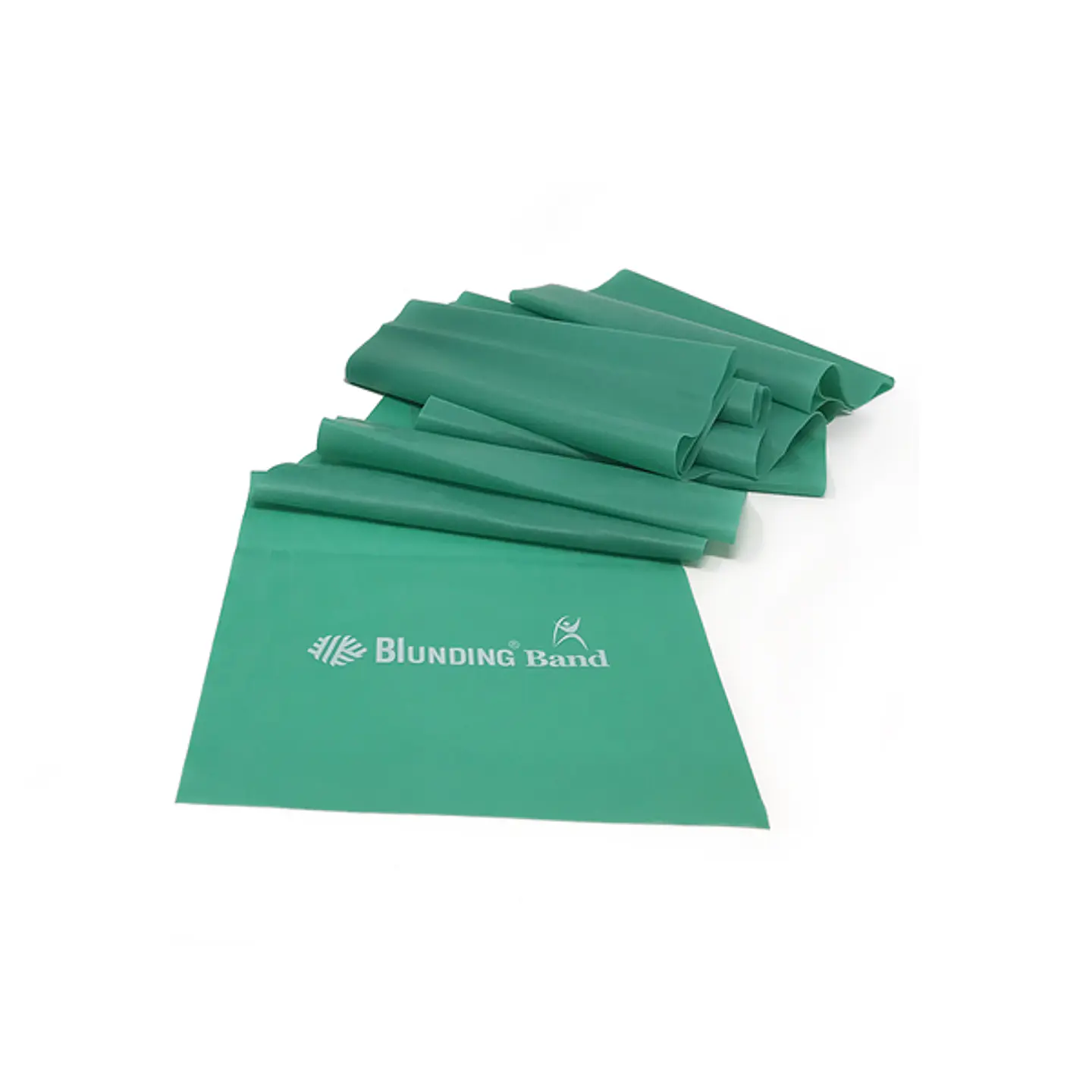 Banda Elástica Blunding Medium Verde 1.5m Resistencia Kinesiológica 2
