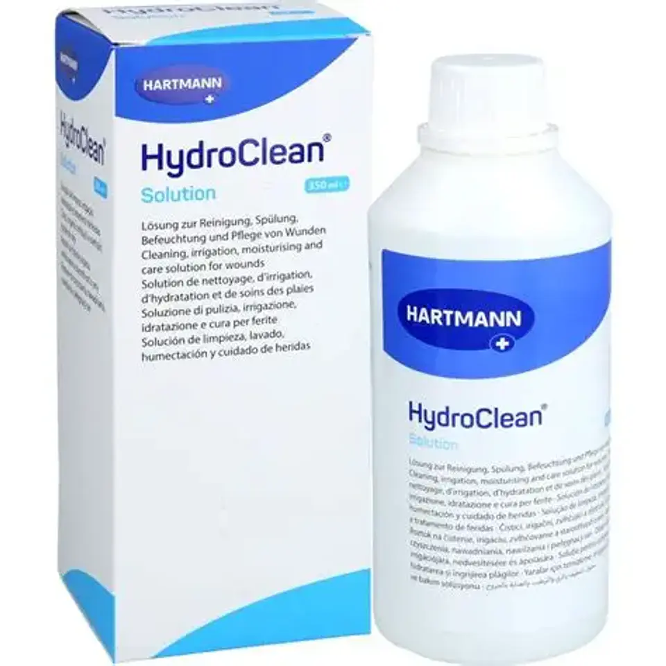 HydroClean Solution 350ml Solución de limpieza de heridas con PHMB 3