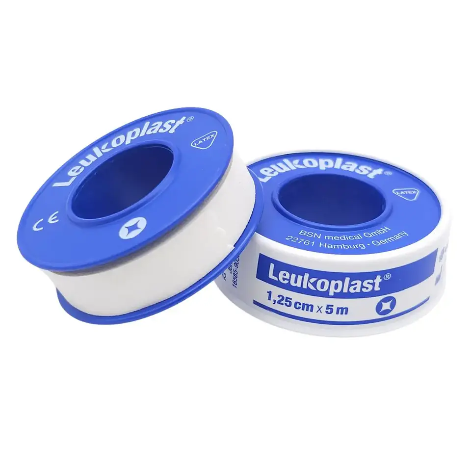 Cinta Leukoplast Blanco — Tela Adhesiva Impermeable BSN Medical 2