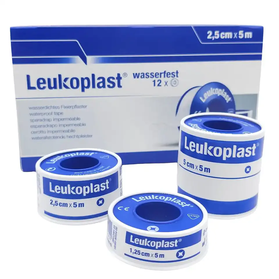 Cinta Leukoplast Blanco — Tela Adhesiva Impermeable BSN Medical 1