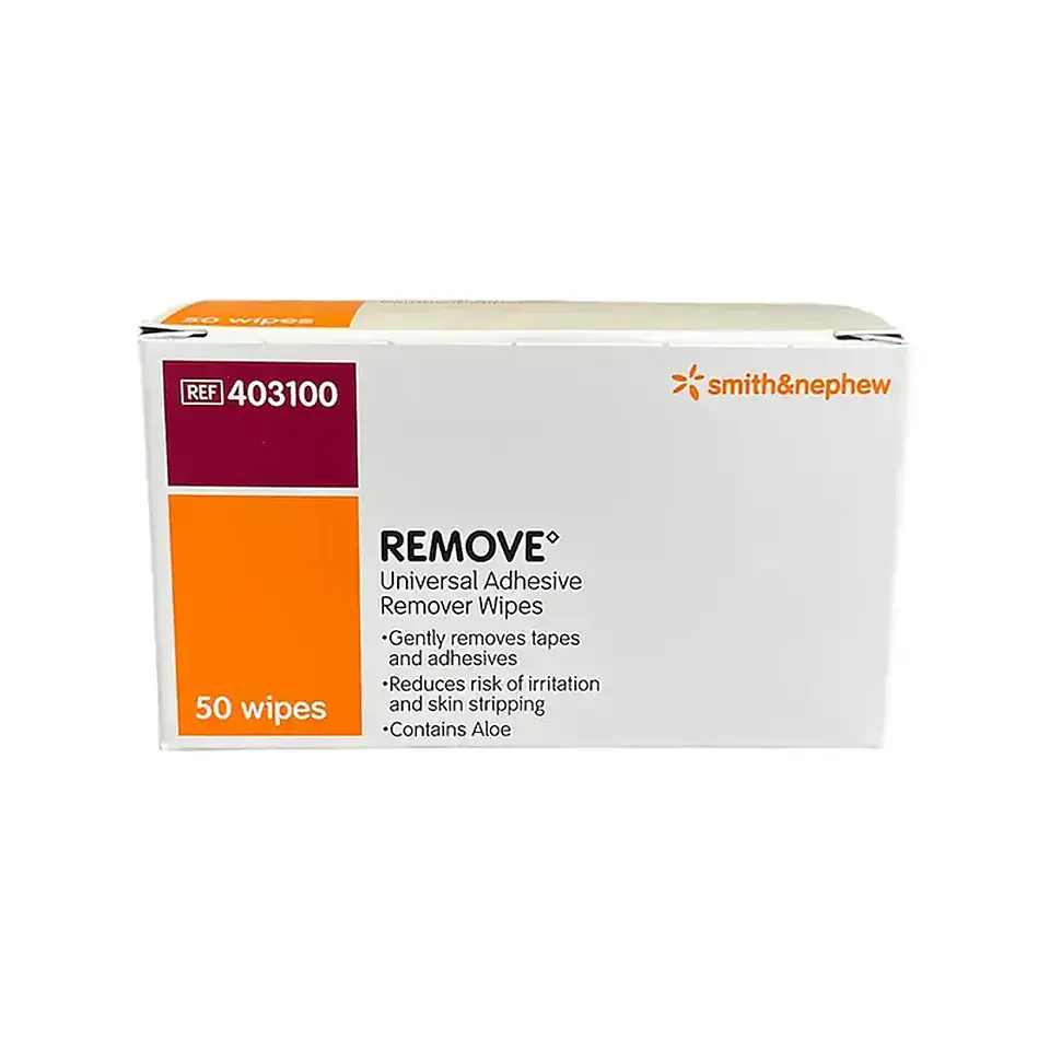 Removedor de Adhesivo Remove — 50 Toallitas — Smith & Nephew 1