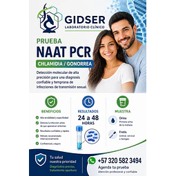 NAAT PCR Chlamidia/Gonorrea
