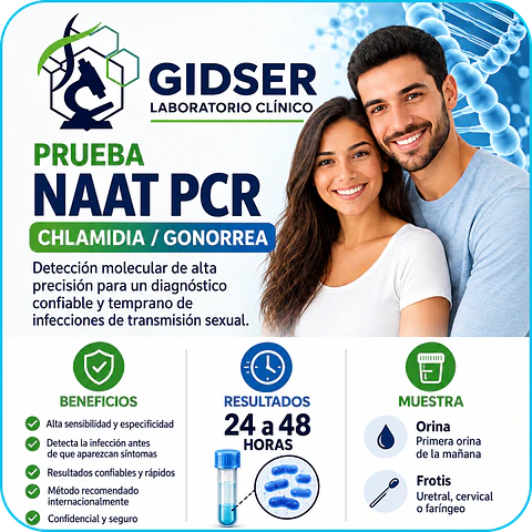NAAT PCR Chlamidia - Gonorrea