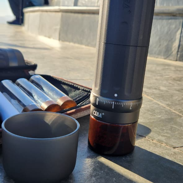 Molino de Café Eléctrico Inalámbrico Portátil Cera+ CGE03 – Ajuste de Molino Preciso | El Passo 3