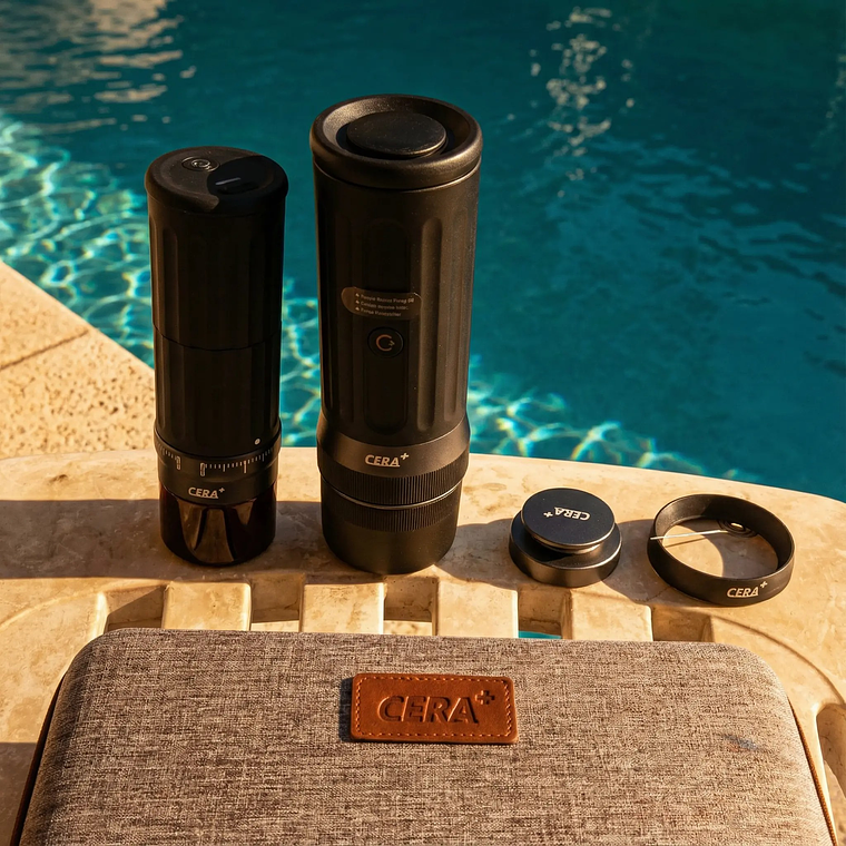 Cafetera Eléctrica Portátil PCM03S-MAX, 58 mm – Espresso Bluetooth | El Passo 4