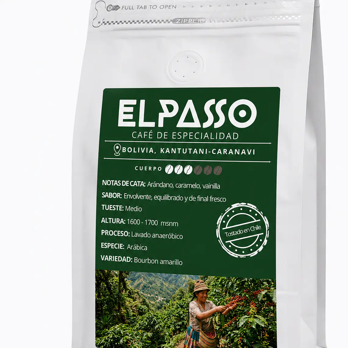 ELPASSO, Café de especialidad -  Bolivia, Kantutani - Caranavi 1