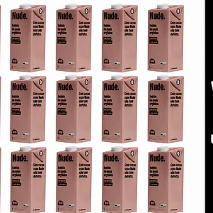 Leche De Avena Nude Cacao 12 L Vegetal Sin Gluten