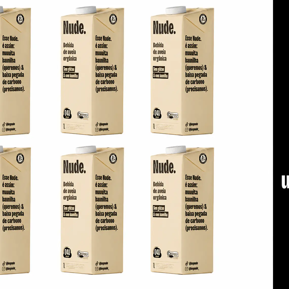 Leche De Avena Nude Vainilla 6 L Vegetal Sin Gluten 1