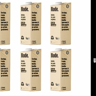Leche De Avena Nude Vainilla 6 L Vegetal Sin Gluten