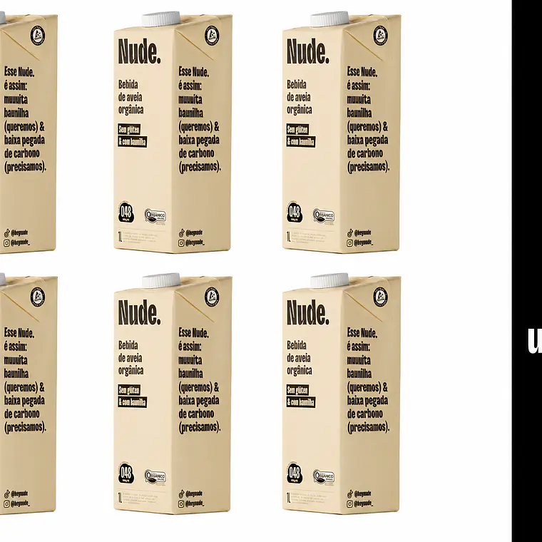 Leche De Avena Nude Vainilla 6 L Vegetal Sin Gluten 1
