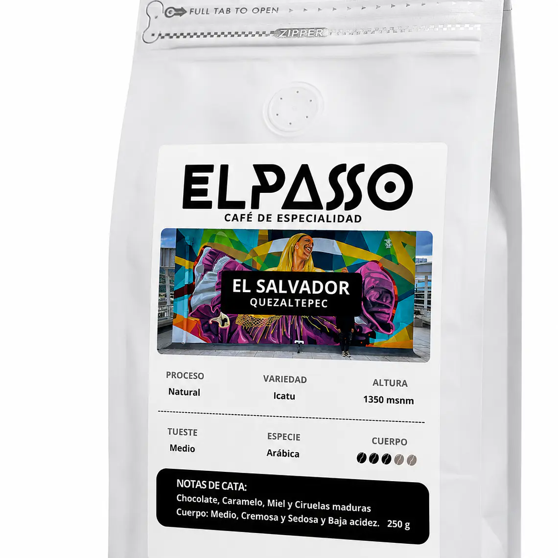 Café De Especialidad Elpasso, El Salvador Quezaltepec. 1