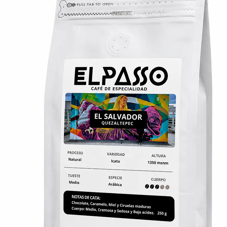 Café De Especialidad Elpasso, El Salvador Quezaltepec. 1