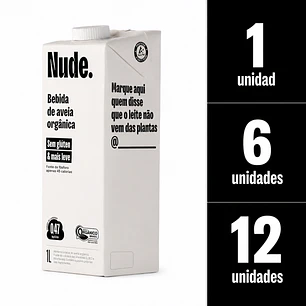 Leche De Avena Nude Barista Vegetal Sin Gluten