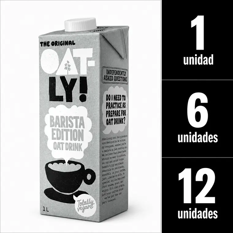 Leche de Avena Oatly Edition Barista 1