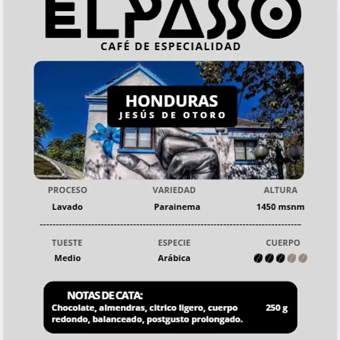 Café De Especialidad Elpasso, Honduras Jesús de Otoro 2