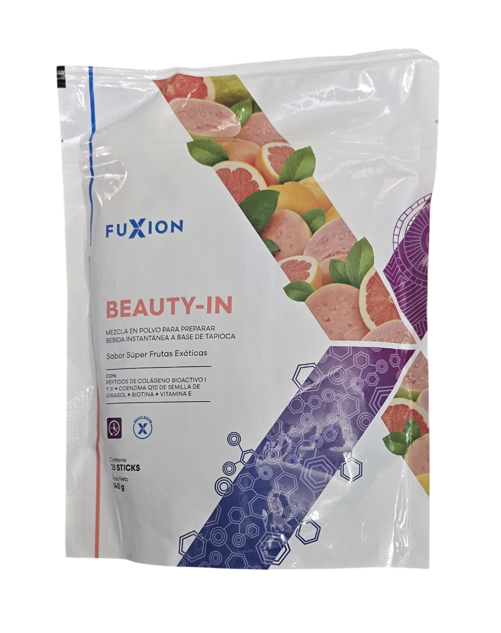 BEAUTY-IN Fuxion - Colágeno con péptidos bioactivos para piel, cabello y uñas